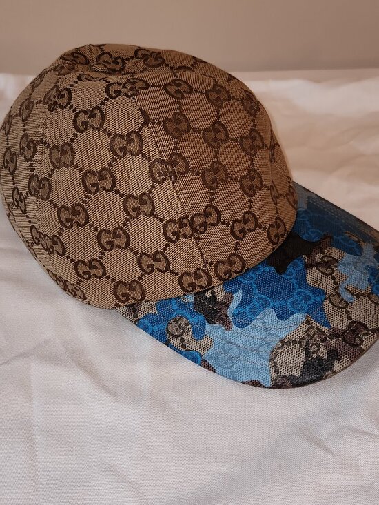 NWT Gucci GG canvas baseball unisex cap hat - size S; Rtl $660 main image 8